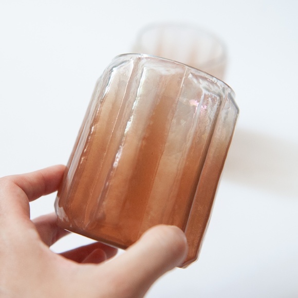 Opalescent Hand Blown Ombre Candle Holders - Picture 8 of 8